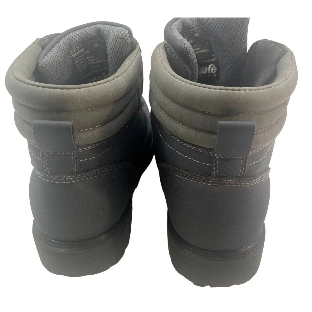 DEERSTAGS Boys Boots Size 7‎ Gray Marker Waterproof s-14